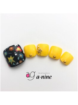 ネイルサロン エーナイン イオン東札幌店/9.フット★夏デザイン 6999円