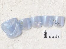 アイネイルズ 新宿店(I nails)/韓国ぷっくりハートフット9980円