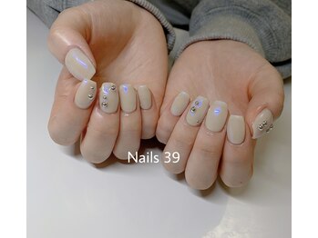 ネイルズサンキュー(Nails 39)/ミラー&アート4本！！！