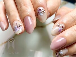 【人気】繊細フラワーデザイン◎