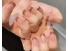 【Hand/パラジェル●】フレンチネイル（クリアベース）　6500円