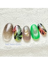 ネイルサロン クイル(QUILL)/８月夏（３）