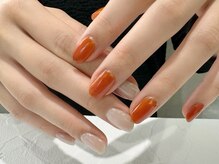 ソワン 恵比寿(Soin)/ちぐはぐワンカラーネイル