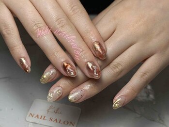 キヒ 渋谷店(Kihi)/ニュアンス/マーブル/秋ネイル