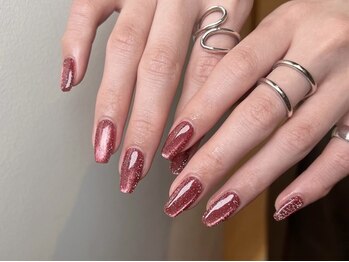 エーナイン 卸町店の写真/【新規*他店オフ無料】enoi多数導入サロン*100種類以上から選べるマグネットorフラッシュネイル¥4400!!