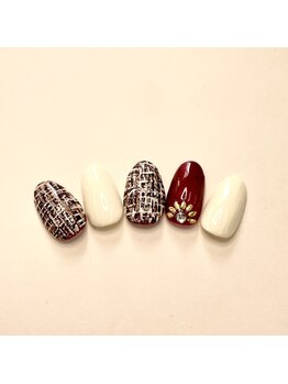 Nail & Eye Basic 川越店【パラジェル/フィルイン/ネイルスクール併設店】/マンスリー定額トレンドデザイン