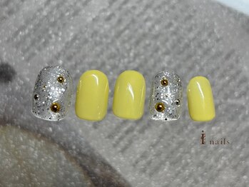 アイネイルズ 横浜EAST店(I-nails)/イエローネイル