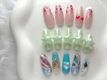 リッシュ ドゥ(RICHE deux)の写真/イベントネイルにおすすめ☆推しネイル・平成ギャルネイル・埋めつくし・フラッシュネイルなど持ち込みOK♪