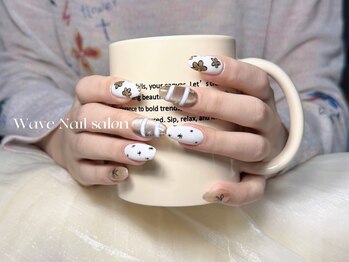 ウェーブネイルサロン'('Wave Nail salon)/持ち込みデザイン/フィルイン