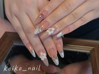 ケイコ ネイル アンド ビューティーサロン(keiko nail＆beauty salon)の写真/【ネイルこだわり派さんから圧倒的支持】トレンド感たっぷりの最旬デザインをご提供します