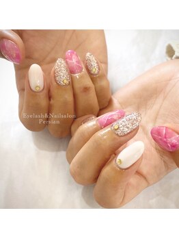 ペルシャ(Persian)/きらきらネイル【若葉/鶴ヶ島】