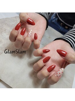 グラムスラム 福島店(GLAMSLAM)/ハートネイル♪