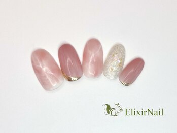 エリクサーネイル 神田(Elixir Nail)/シンプル/クーポン使用