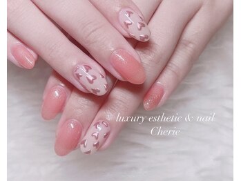 ミラーハートネイル