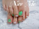 オーロラきらめくフットジェル