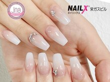 ネイリックス 栄ガスビル(NAILX)/ホワイト☆グラデーション