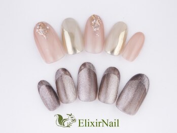 エリクサーネイル 五反田(Elixir Nail)/定額c やり放題/クーポン使用