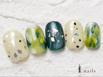 アイネイルズ 横浜WEST店(I-nails)/森ニュアンスネイル10480円