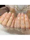 人気のネイルケア　艶コートあり