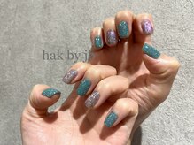 ハク ネイル バイジェービー 稲毛(hak nail byjb)/フラッシュネイル