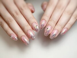 オーロラフラッシュネイル