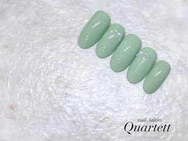 【黄緑×上品×パール】
