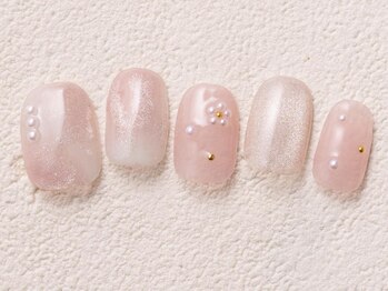 アイネイルズ 渋谷店(I nails)/うるうるフラワーニュアンス