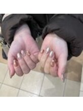 エーナイン 福住店/マグネット×ミラーネイル