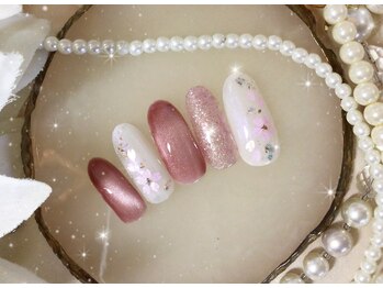 桜ホログラムネイル