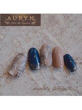 アウリン(AURYN)/10月限定　monthly design No,7