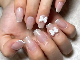 ワンホンリボン&細フレンチ