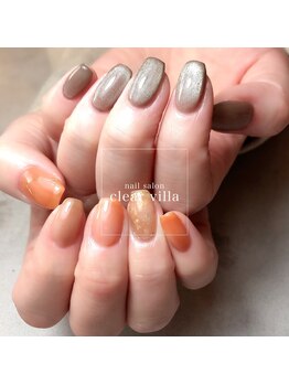 ネイルサロンクリアヴィラ(nail salon clear villa)/trend×magnet¥8990