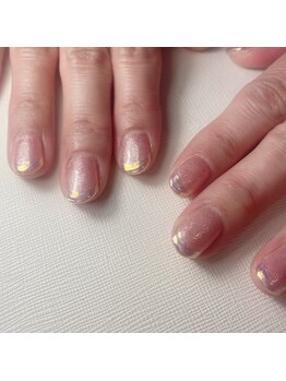 ゾウゾウ(Zow Zow)/ミラーフレンチネイル♪