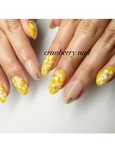 クランベリーネイル 代官山 恵比寿(cranberry nail)/フラワーネイル