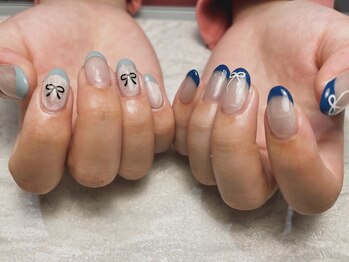 アンドネイル(&.nail)/リボンデザイン