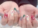 クリスマスネイル