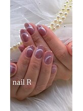 ネイルアール(nail R)/マグネットフレンチネイルです♪