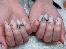 レアネイル 新宿(le'a nail)/リボンネイル