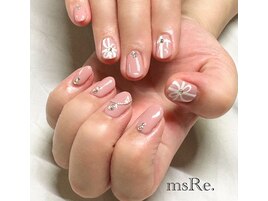 ピンクティファニーネイル