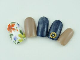 レトロ手描きフラワー90分6930円