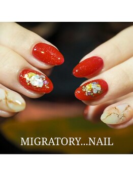 フォー(for)/艶々赤ネイル