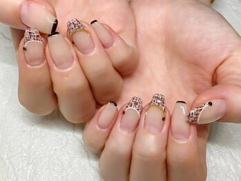 ビューティービースト フォー ネイルアンドアイラッシュ 並木店(beauty:beast)/ツイードチェック