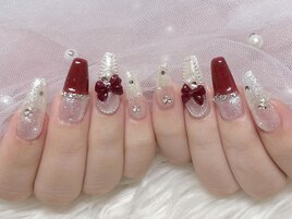 クリスマスネイル ¥8000+追加
