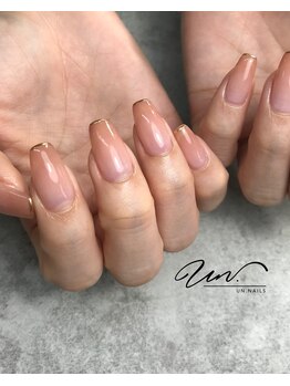 グラデ＆先端ミラー