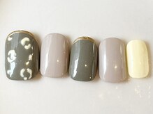 カラ ネイル 中津店(calla nail)/おしゃれヒョウ柄