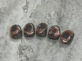 ピンクミラーネイル