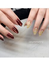 エンズネイル(O’s nail)/アシンメトリーネイル