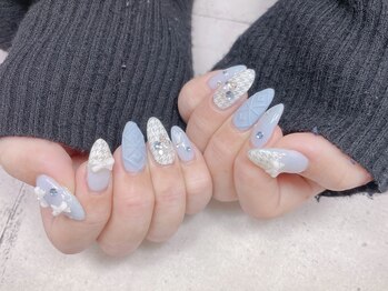 ネイル ビューティーマジック 葛西本店/千鳥柄ネイル