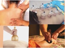 アロマミンピの雰囲気（ストレスで硬くなった背中をほぐし血流をスムーズにします）