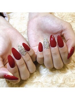 コチャメ ネイル アトリエ(Cochame nail atelier)/ストーン埋め尽くし